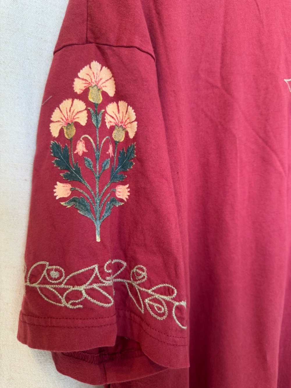 NWT Free People x Denim and Bone Tellingtales Tee XL - Picture 4 of 6
